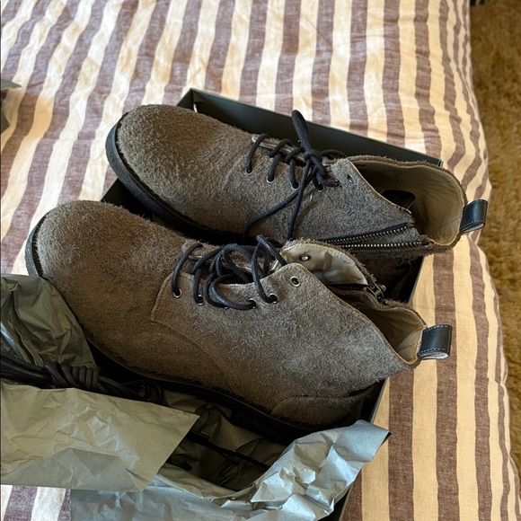 All Saints Animal Suede Kerouac Boots - Picture 6 of 7